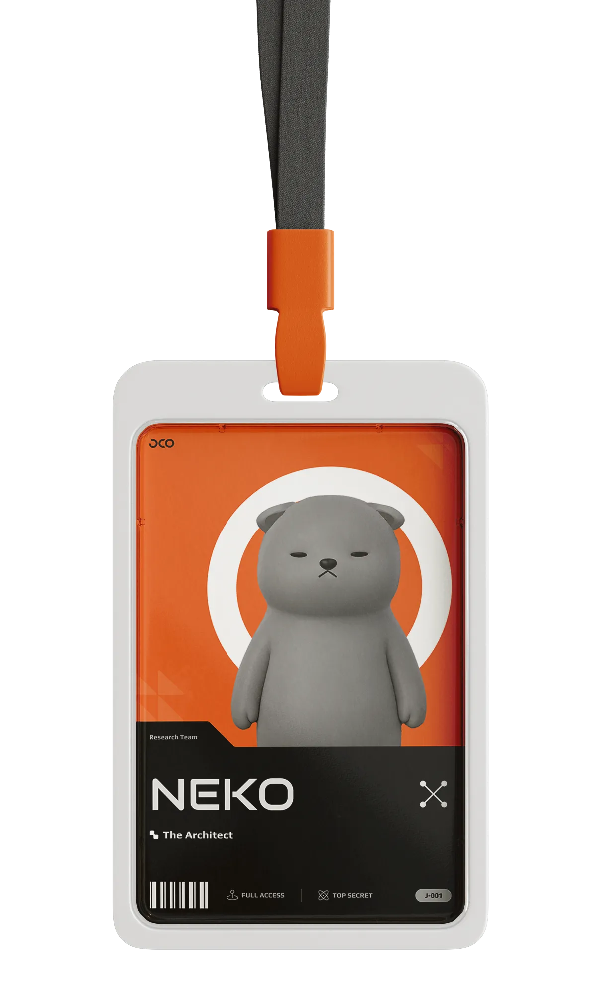 NEKO, The Architect — JCO research team ID card